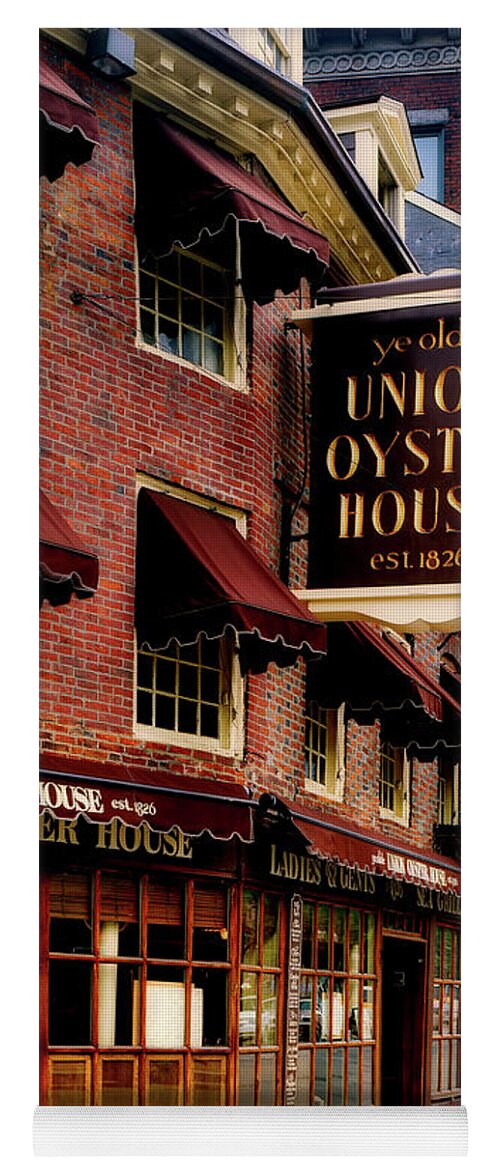 Ye Olde Union Oyster House Yoga Mat featuring the photograph Ye Olde Union Oyster House by Mountain Dreams