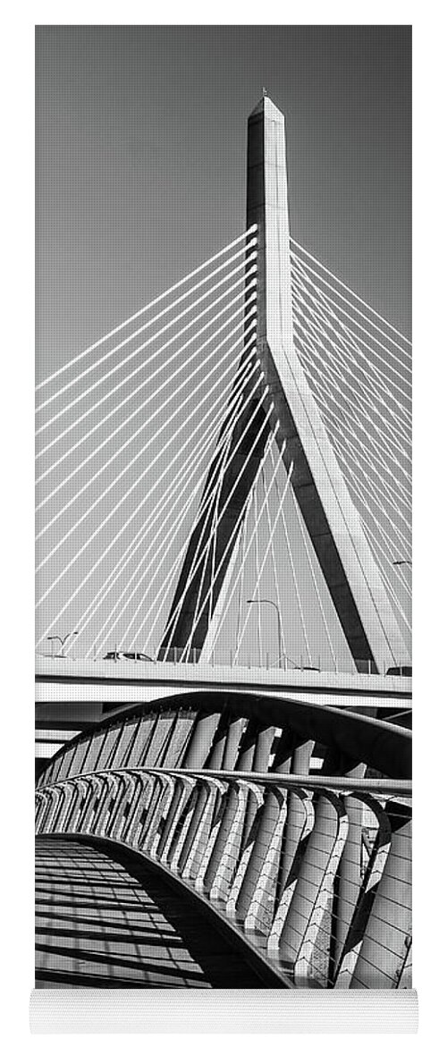 Zakim Bridge and Walkway Boston, MA Yoga Mat