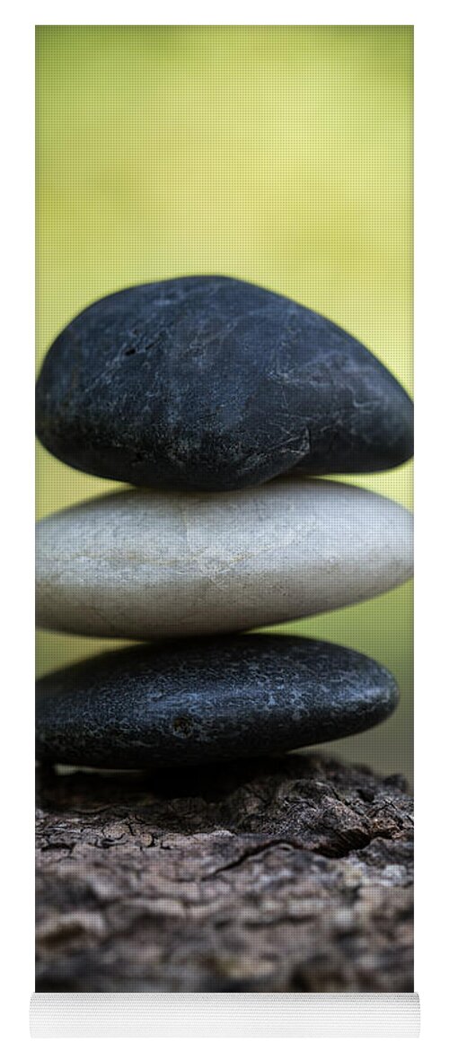 Zen Stones Yoga Mat featuring the photograph Zen Stones by Dale Kincaid