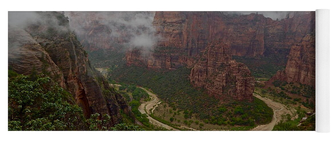 Photo Yoga Mat featuring the photograph Zion Canyon by Dan Miller