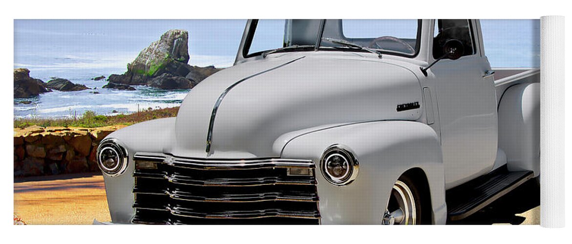 1953 Chevrolet 3100 Pickup Yoga Mat featuring the photograph 1953 Chevrolet 3100 Pickup by Dave Koontz