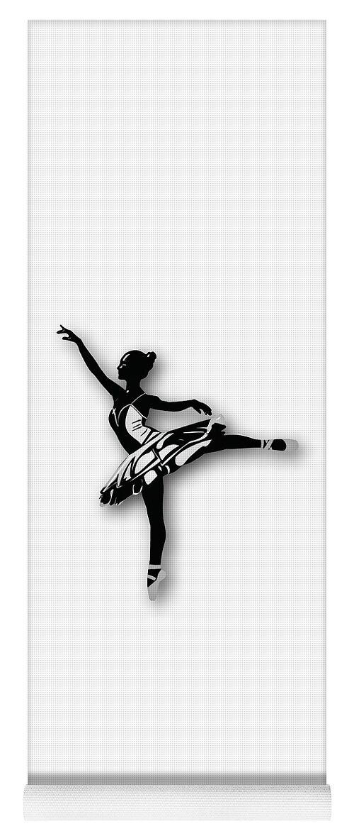 Dance Yoga Mat featuring the mixed media Dancer #1 by Marvin Blaine