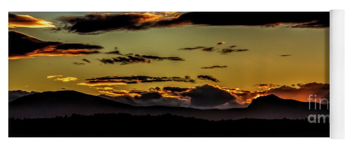 Jon Burch Yoga Mat featuring the photograph Front Range Sunset #2 by Jon Burch Photography