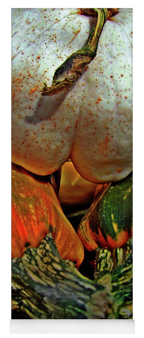 Gourds Yoga Mat featuring the digital art Gourds by Alexa Szlavics