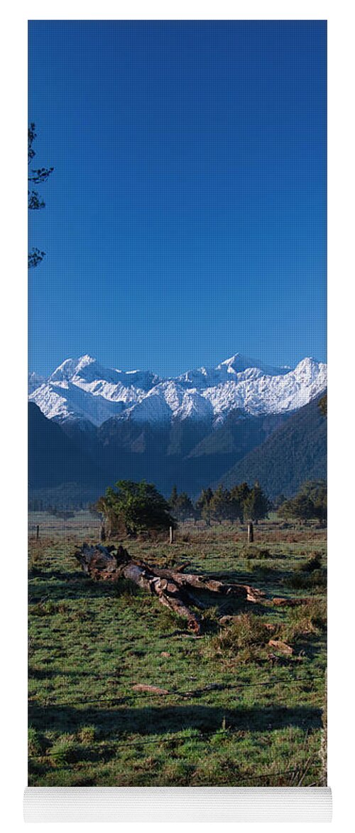 New Zealand Yoga Mat featuring the photograph New Zealand Alps by Steven Ralser