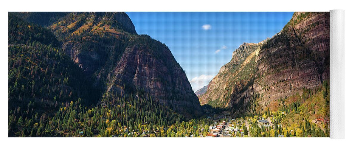 Ouray Yoga Mat featuring the photograph Ouray Colorado by Doug Sturgess