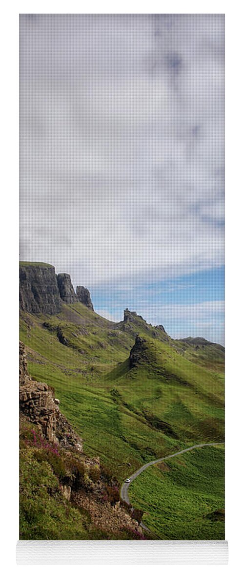 Beautiful Yoga Mat featuring the photograph Quiraing on Isle of Skye by Patricia Hofmeester