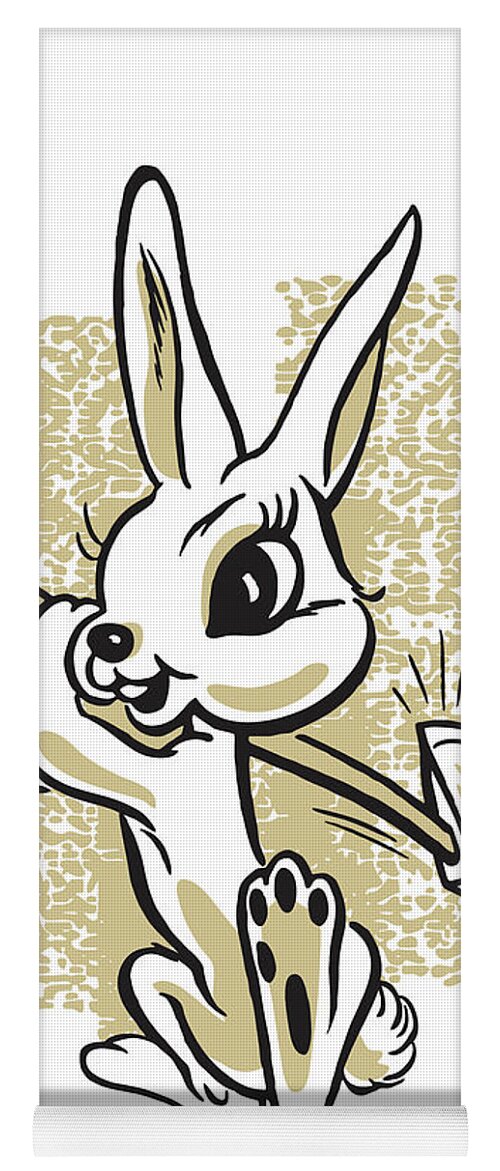 Rabbit with Axe #1 Yoga Mat by CSA Images - Pixels