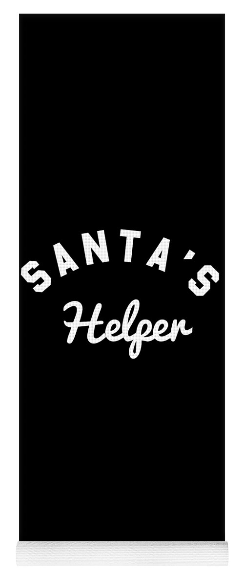 Helper Yoga Mat featuring the digital art Santas Helper #1 by Flippin Sweet Gear