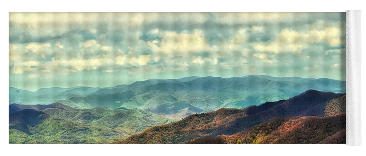  Yoga Mat featuring the photograph Smoky Mountain Memory #1 by Jack Wilson