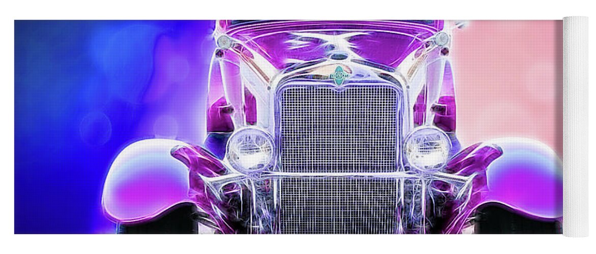 1930 Chevy Yoga Mat featuring the digital art 1930 Chevy by Rick Wicker