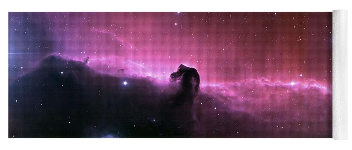 Cosmos Yoga Mat featuring the painting Horsehead Nebula 3 #2 by Celestial Images