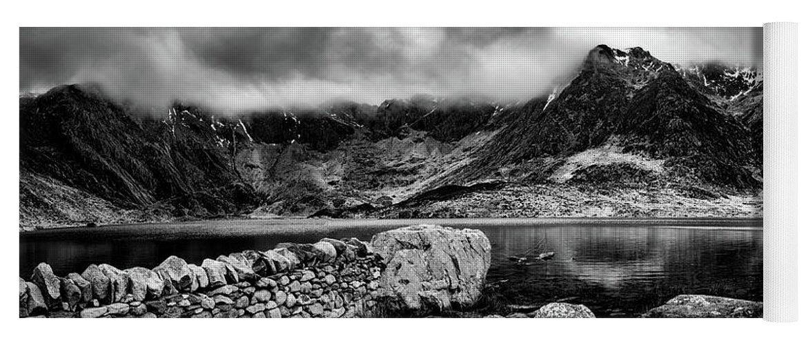 Llyn Idwal Yoga Mat featuring the photograph Idwal Lake Snowdonia #1 by Adrian Evans