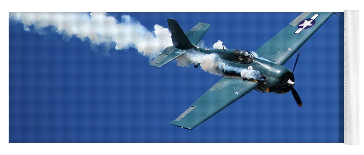 F4f Wildcat Yoga Mat featuring the photograph F4F Wildcat #4 by Greg Smith