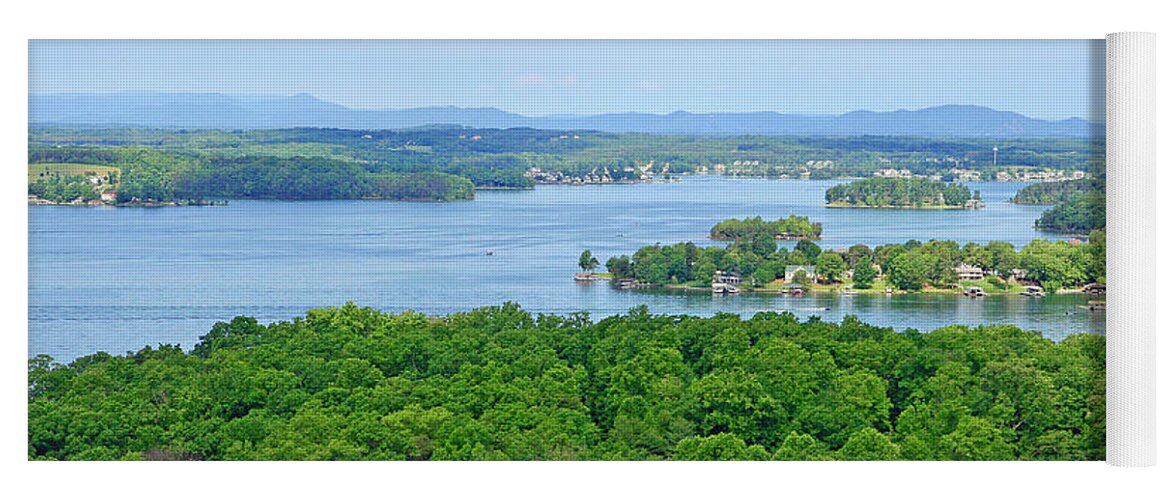 Smith Mountain Lake Yoga Mat featuring the photograph Smith Mountain Lake, Va. #4 by The James Roney Collection