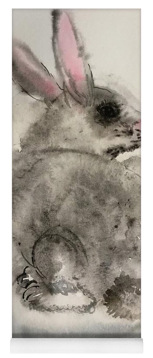 #75 2019 Yoga Mat featuring the painting #75 2019 #75 by Han in Huang wong