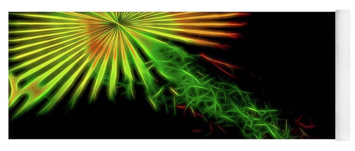 Art Yoga Mat featuring the photograph Abstract 47 by Steve DaPonte