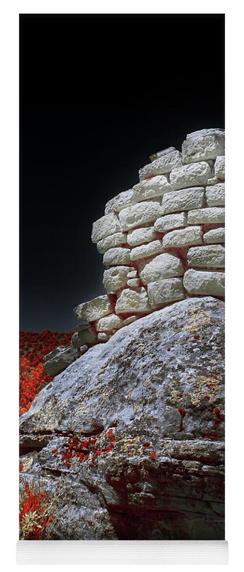 Rock Yoga Mat featuring the photograph Ancient Ruins by Bill Frische
