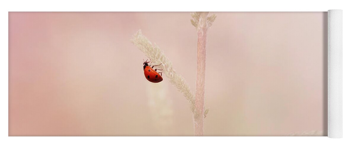 Ladybird Yoga Mat featuring the photograph Around The Meadow 9 by Jaroslav Buna