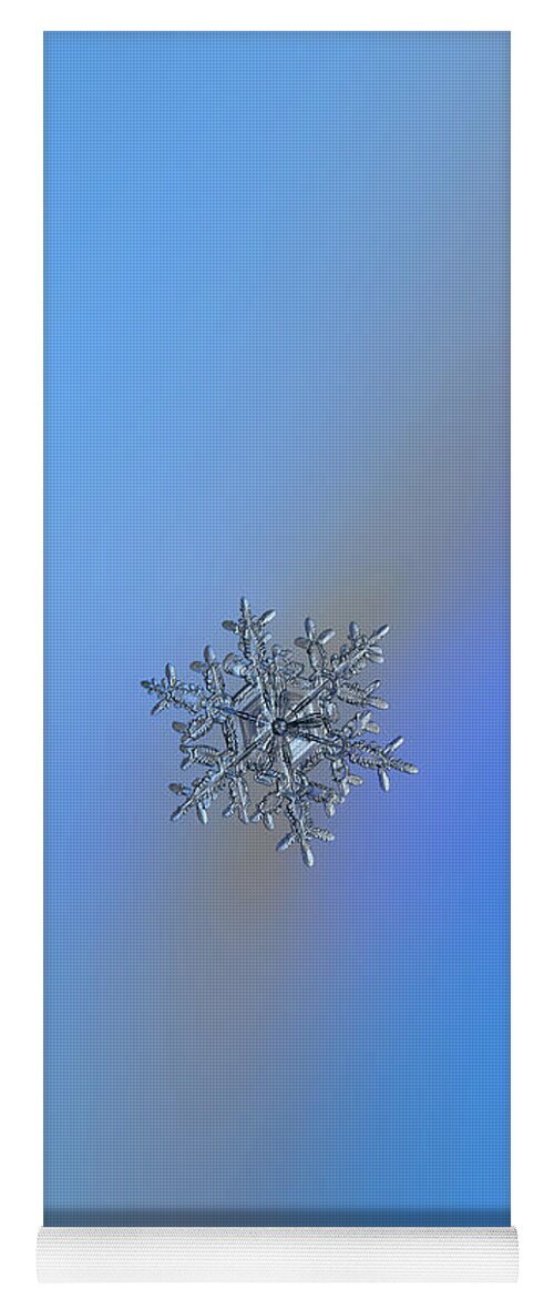 Snowflake Yoga Mat featuring the photograph Snowflake 2018-02-21 n3 by Alexey Kljatov