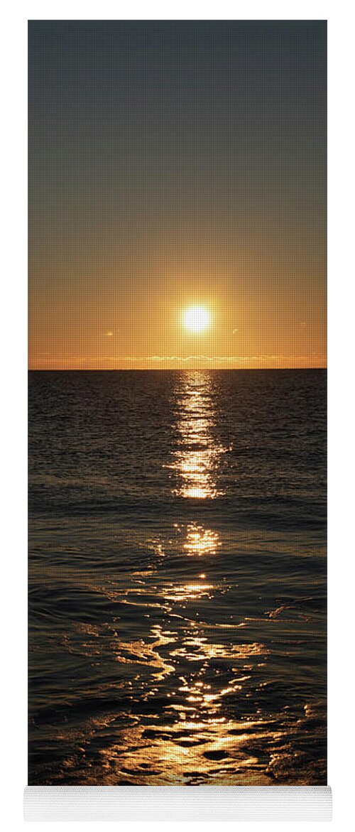 Morning Yoga Mat featuring the photograph Atlantic Ocean Sunrise by Dennis Schmidt