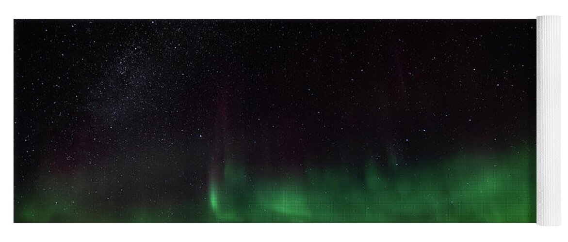 Iceland Yoga Mat featuring the photograph Aurora Borealis 2018 #1 by Framing Places