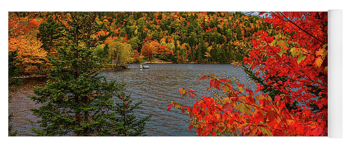 Fall Yoga Mat featuring the photograph Autumn in Nova Scotia by Patrick Boening