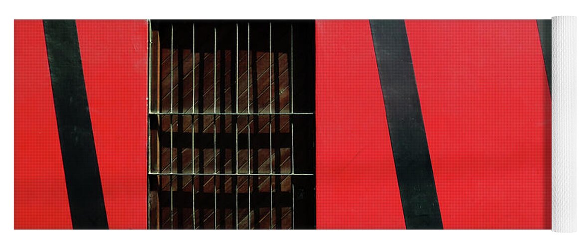 Door Yoga Mat featuring the photograph Bars and Stripes by Rick Locke - Out of the Corner of My Eye