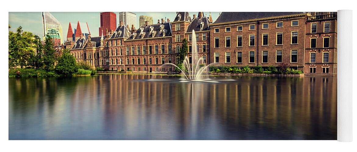 The Hague Yoga Mat featuring the photograph Binnenhof, The Hague by Pablo Lopez