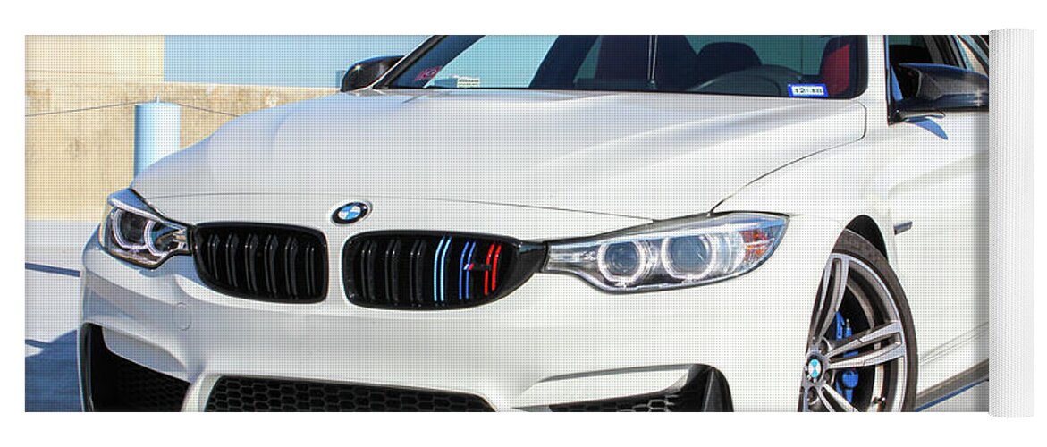 Bmw M4 Yoga Mat featuring the photograph Bmw M4 by Rocco Silvestri