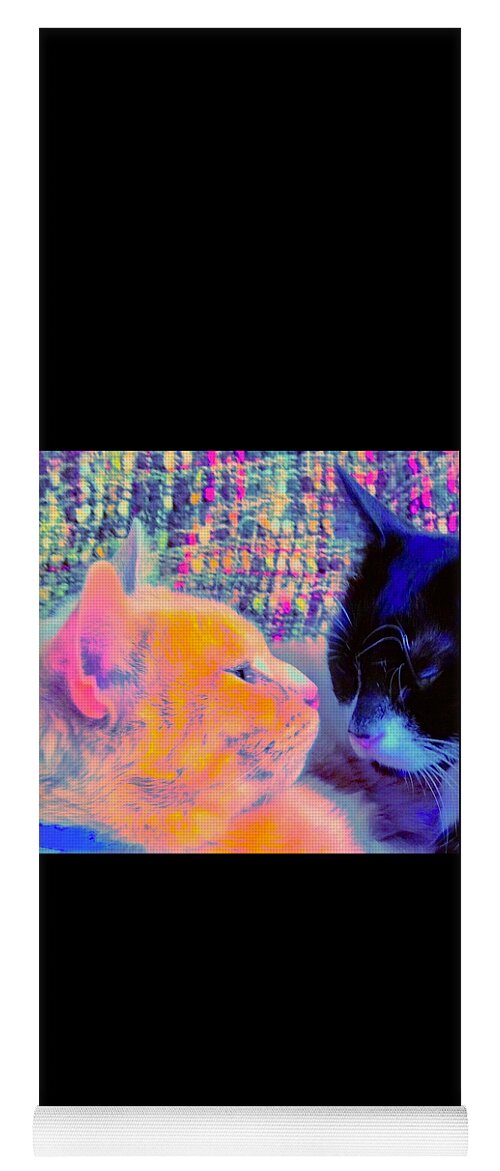Pets Yoga Mat featuring the photograph Boys in Pastels by Debra Grace Addison