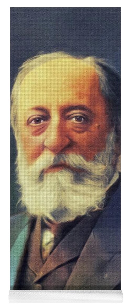 Camille Saint-Saens, Famous Composer Painting by Esoterica Art