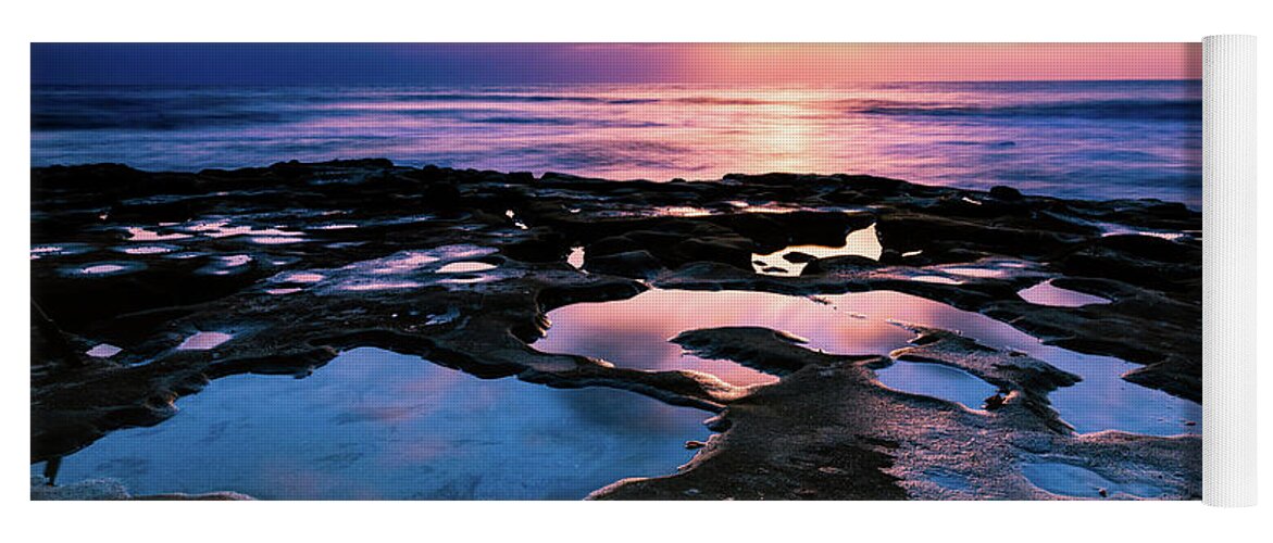 Nature Yoga Mat featuring the photograph Candy Colored Pools by Jason Roberts