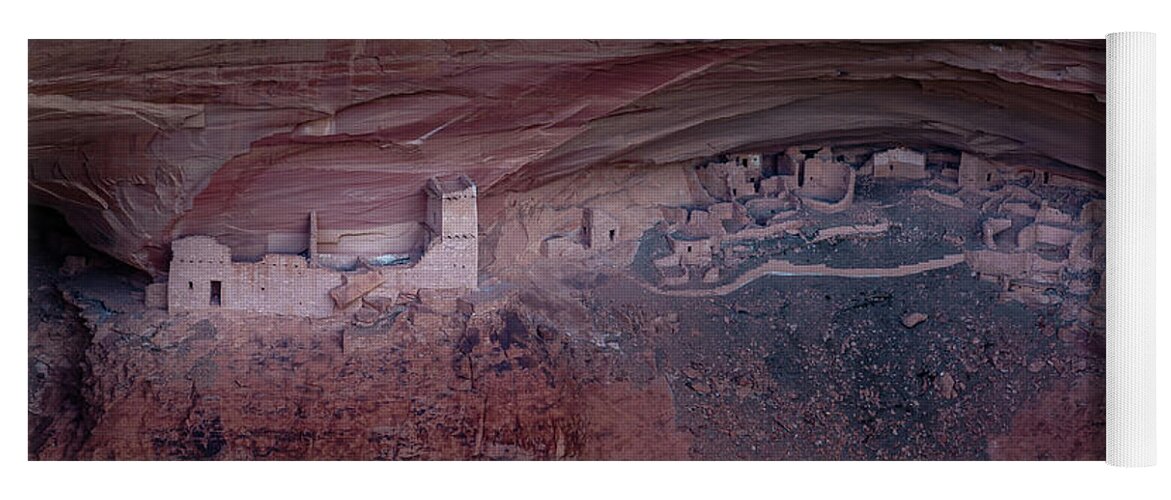 2018 Yoga Mat featuring the photograph Canyon de Chelly Ruins 1810 by Kenneth Johnson