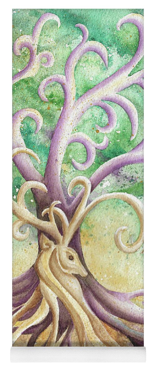 Celtic Yoga Mat featuring the painting Celtic Culture by Lori Taylor