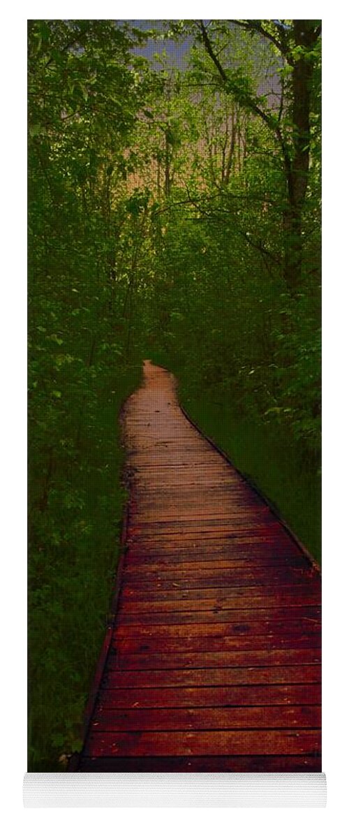  Yoga Mat featuring the photograph Clear Path Ahead by Jack Wilson