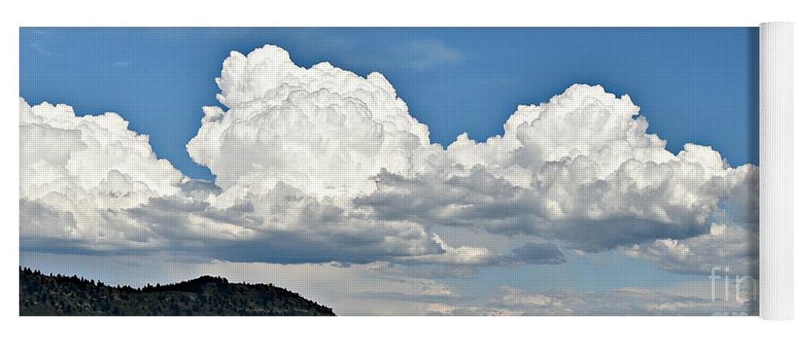 Clouds Yoga Mat featuring the photograph Clouds Are Forming by Dorrene BrownButterfield