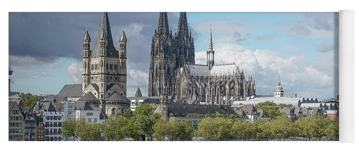 Cologne Yoga Mat featuring the photograph Cologne, Germany by Jim Mathis