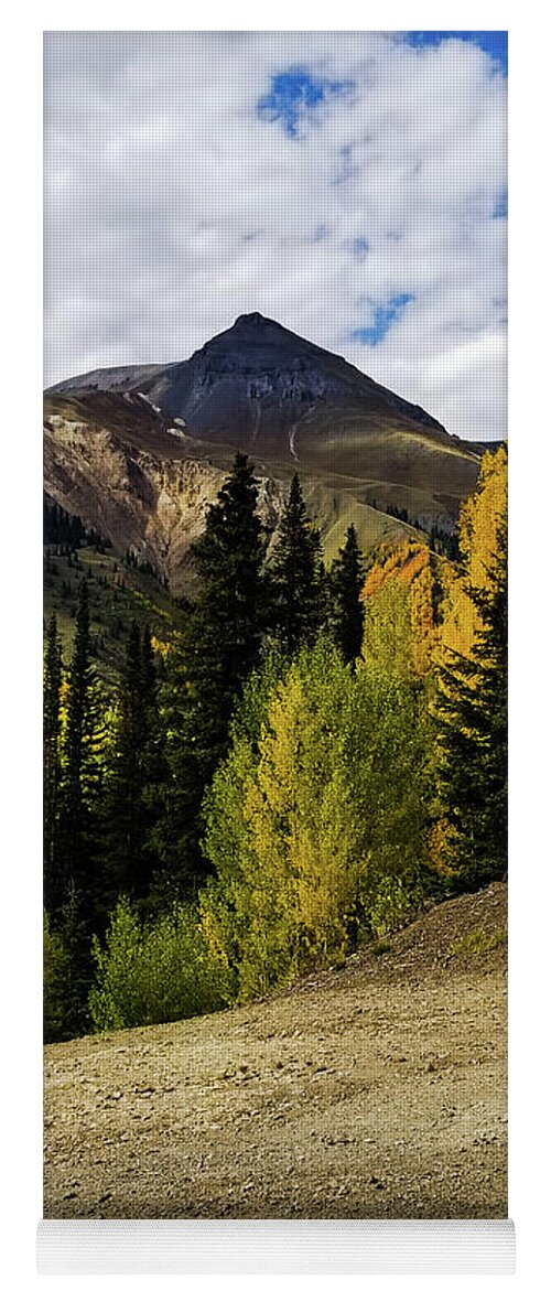 Colorado Yoga Mat featuring the photograph Color in the Mountains by Elizabeth M