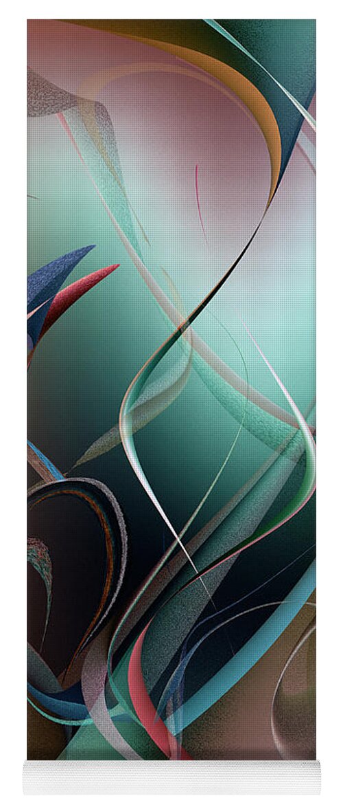 Concert Yoga Mat featuring the digital art Concerto In D by Leo Symon