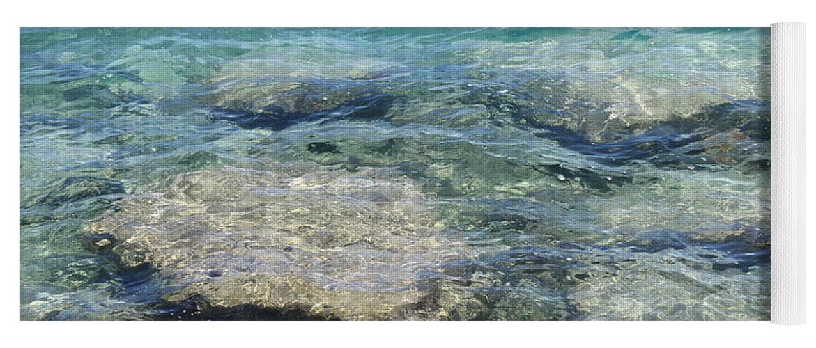 Crystal Clear Waters Of Bermuda Yoga Mat featuring the photograph Crystal Clear Waters of Bermuda by Barbra Telfer