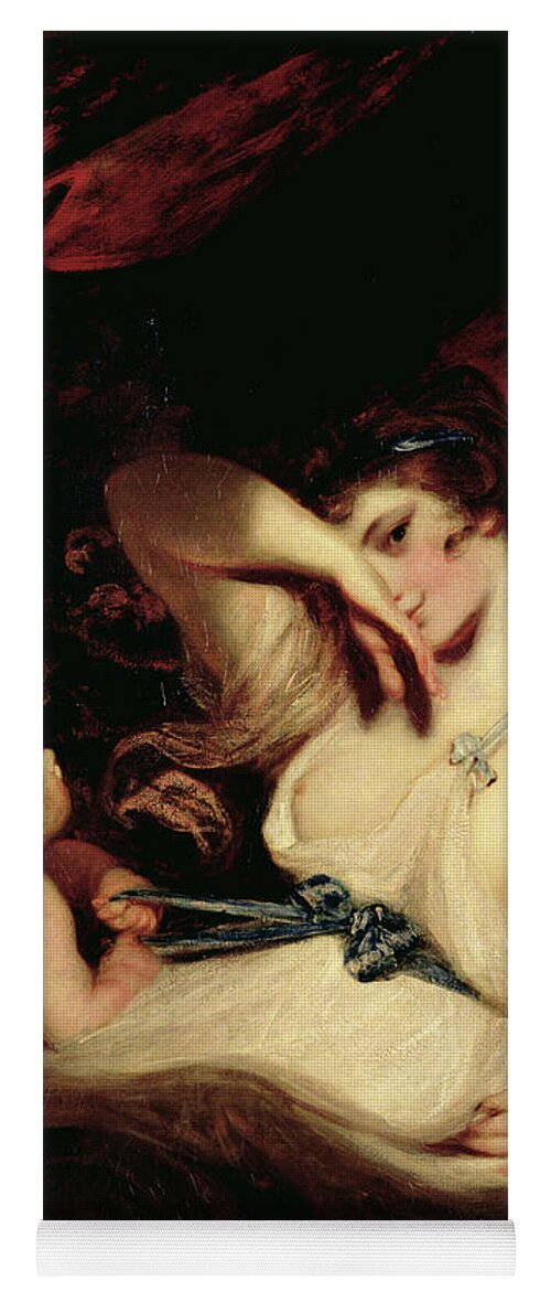 Cupid Unfastening The Girdle Of Venus, 1788 Yoga Mat by Joshua