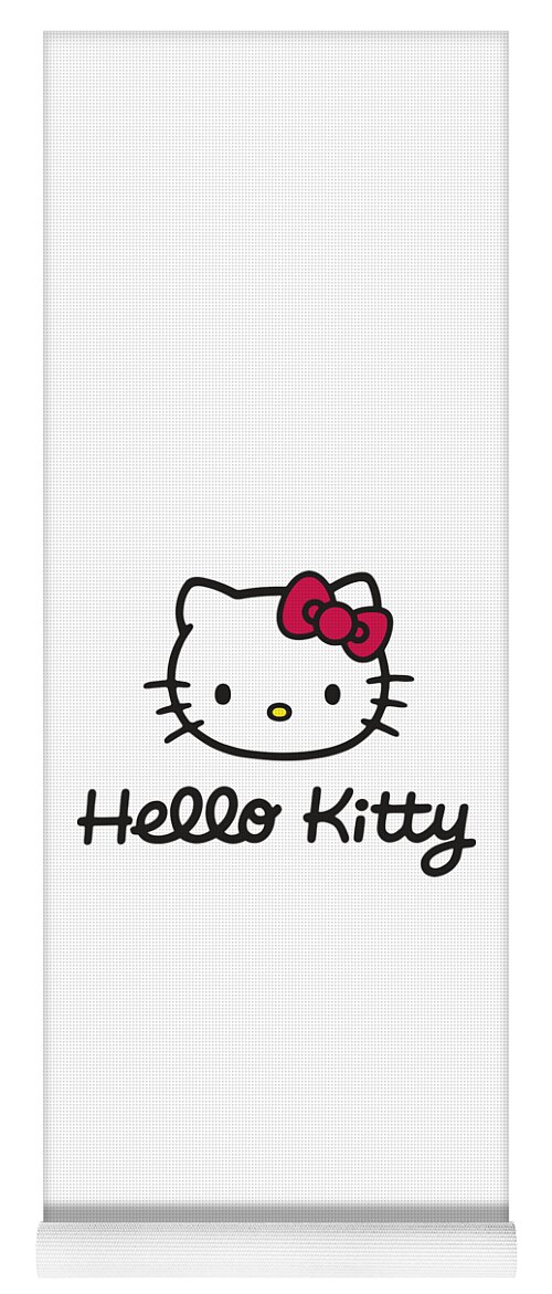 Cute Hello Kitty Cat Yoga Mat by Botolsaos - Fine Art America