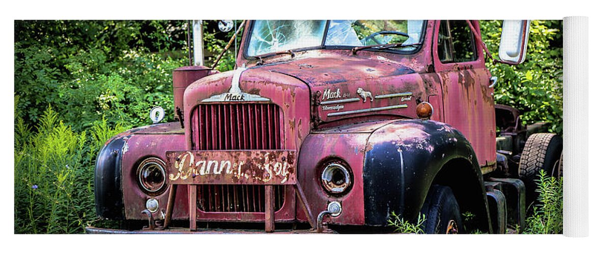 Mack Truck Yoga Mat featuring the photograph Danny Boy by Veronica Batterson