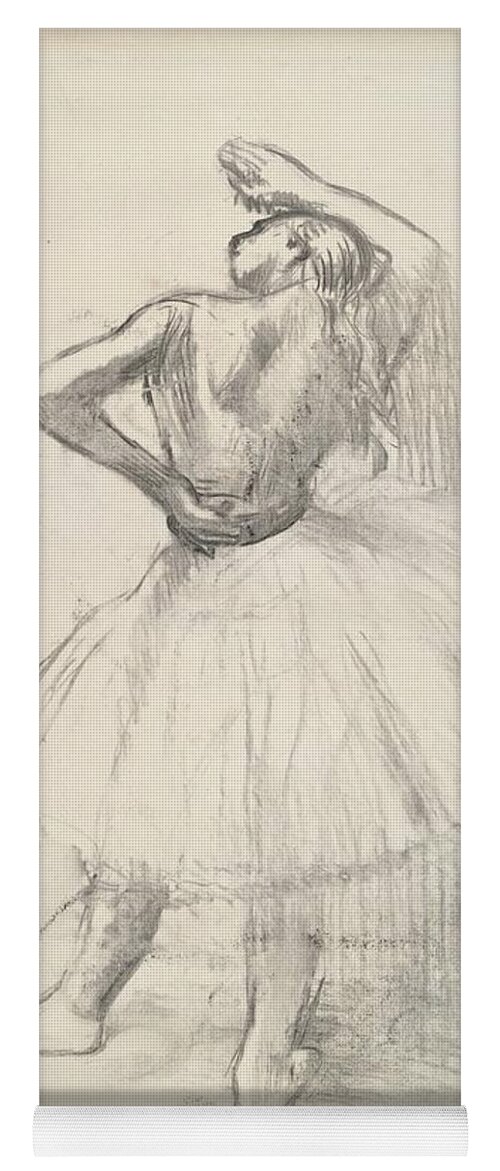 Danseuse Debout, Le Bras Droit Lev Yoga Mat by Edgar Degas - Fine Art  America
