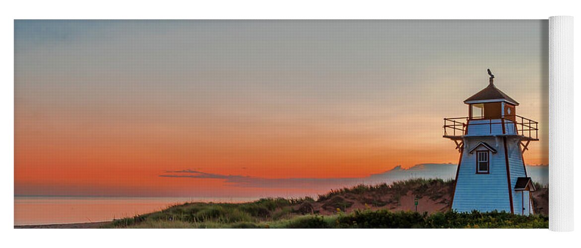Pastel Yoga Mat featuring the photograph Daybreak at Covehead by Marcy Wielfaert