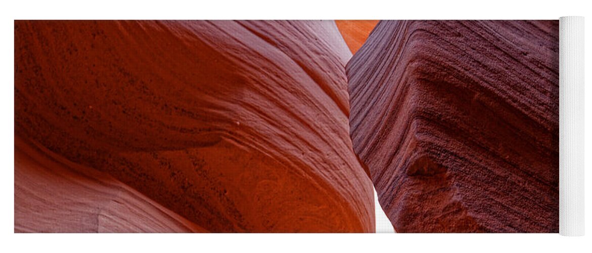 Antelope Canyon Yoga Mat featuring the photograph Desert Pattern by Jonathan Davison