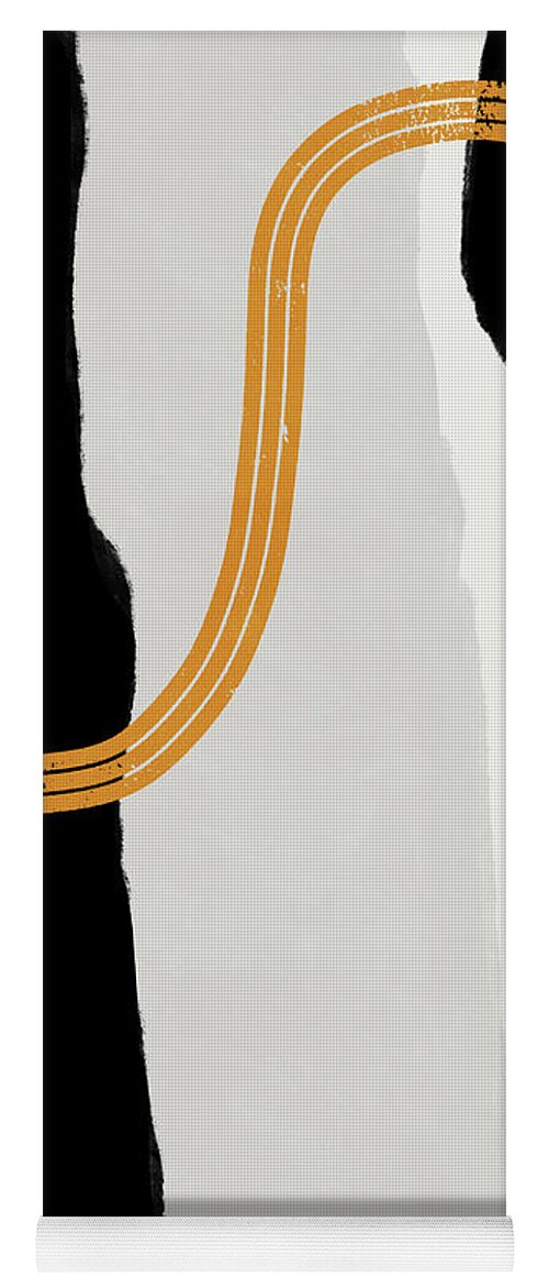 Modern Yoga Mat featuring the mixed media Destination 6- Art by Linda Woods by Linda Woods