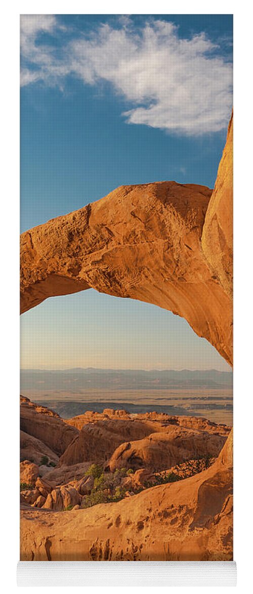 Jeff Foott Yoga Mat featuring the photograph Double O Arch by Jeff Foott