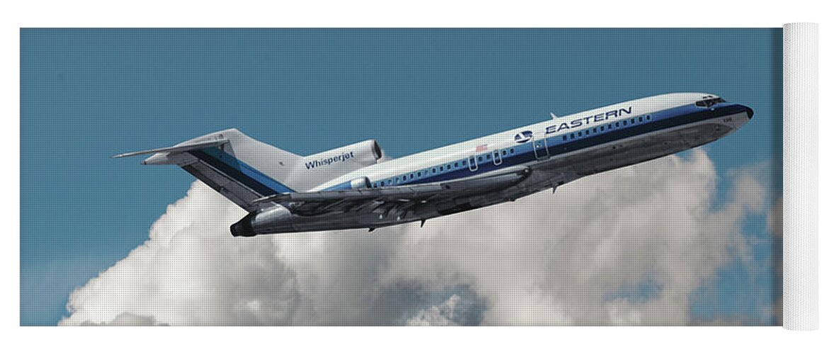 Eastern Airlines Yoga Mat featuring the photograph Eastern Airlines Whisperjet by Erik Simonsen